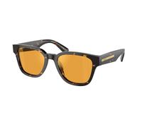 Prada Homme Prada PR A04S 16O20C Lunettes de soleil Acétate Marron Jaune Pillow Polarisé Antireflet