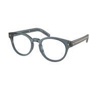 Prada Homme Prada PR A14V 17T1O1 Montures optiques Acétate Bleu Pantos Normale