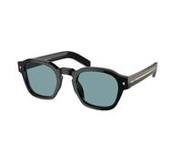 Prada Homme Prada PR A16S 16K04D Lunettes de soleil Acétate Noir Vert Pantos Polarisé Antireflet