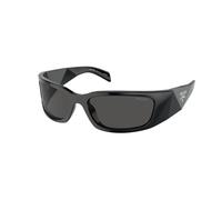 Prada Homme Prada PR A19S 1AB5S0 Lunettes de soleil Acétate Noir Gris Papillon Normale