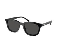 Prada Homme Prada PR A21S 16K08Z Lunettes de soleil Acétate Noir Gris Pillow Normale
