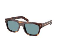 Prada Homme Prada PR B12S 15W04D Lunettes de soleil Acétate Tortue Vert Pillow Polarisé