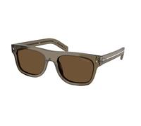 Prada Homme Prada PR B12S 18T70F Lunettes de soleil Acétate Marron Marron Pillow Normale