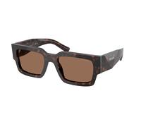 Prada Homme Prada PR B17S 17N06B Lunettes de soleil Acétate Tortue Marron Carré Normale