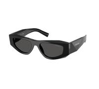 Prada Homme Prada PR B19S 16K08Z Lunettes de soleil Acétate Noir Gris Pillow Normale