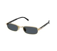 Prada Homme Prada PR B54S 5AK70B Lunettes de soleil Métal Or Gris Carré Normale