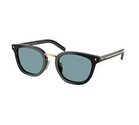 Prada Homme Prada PR C01SD 16K04D Lunettes de soleil Acétate Noir Vert Cat Eye Polarisé