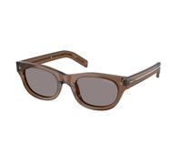 Prada Homme Prada PR C09S 28I03D Lunettes de soleil Acétate Marron Gris Cat Eye Normale