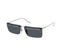 Prada Homme Prada PR C53S 1BC70B Lunettes de soleil Métal Argent Gris Carré Normale