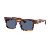 Prada Homme Sunglass PR 19WS - Couleur du Monture: Radica rayé, Couleur de Lentille: Bleu foncé