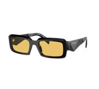 Prada Homme Sunglass PR 27ZS - Couleur du Monture: Noir, Couleur de Lentille: Jaune
