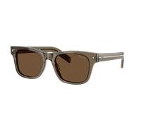 Prada Homme Sunglass PR A17S - Couleur du Monture: Terra transparent, Couleur de Lentille: Marron foncé