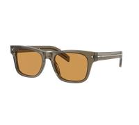 Prada Homme Sunglass PR A17S - Couleur du Monture: Terre transparente, Couleur de Lentille: Marron clair Photochromique