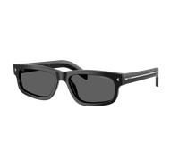 Prada Homme Sunglass PR B11S - Couleur du Monture: Noir, Couleur de Lentille: Gris foncé