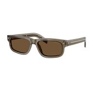 Prada Homme Sunglass PR B11S - Couleur du Monture: Terra transparent, Couleur de Lentille: Marron foncé