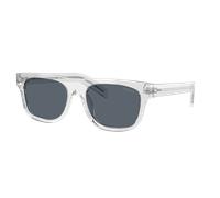Prada Homme Sunglass PR B12S - Couleur du Monture: Transparent Gris, Couleur de Lentille: Bleu foncé