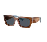 Prada Homme Sunglass PR B17S - Couleur du Monture: Chocolat, Couleur de Lentille: Gris foncé