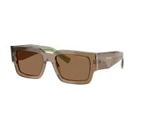 Prada Homme Sunglass PR B17S - Couleur du Monture: Terra, Couleur de Lentille: Marron clair