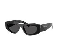 Prada Homme Sunglass PR B19S - Couleur du Monture: Noir, Couleur de Lentille: Gris foncé