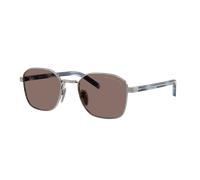 Prada Homme Sunglass PR C50S - Couleur du Monture: Gunmetal, Couleur de Lentille: Marron clair polarisé