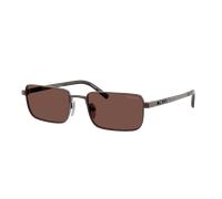 Prada Homme Sunglass PR D54S - Couleur du Monture: Cigare satiné, Couleur de Lentille: Chocolat Noir