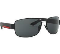 Prada Linea Rossa Homme Prada Linea Rossa PS B52S 1AB06F Lunettes de soleil Métal Noir Gris Géométrique Normale