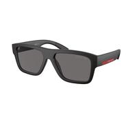 Prada Linea Rossa Homme Prada Linea Rossa PS 04ZS DG002G Lunettes de soleil Injecté Noir Gris Carré Polarisé