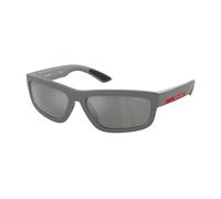 Prada Linea Rossa Homme Prada Linea Rossa PS 05ZS 16X7W1 Lunettes de soleil Injecté Gris Gris Carré Miroir Miroir