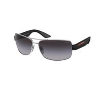 Prada Linea Rossa Homme Prada Linea Rossa PS 50ZS 1BC09U Lunettes de soleil Métal Argent Gris Pillow Normale Ombré