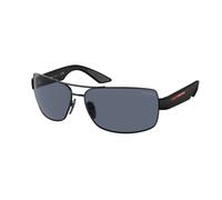 Prada Linea Rossa Homme Prada Linea Rossa PS 50ZS 1BO09R Lunettes de soleil Métal Noir Bleu Pillow Normale