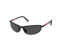 Prada Linea Rossa Homme Prada Linea Rossa PS 55ZS 1BO06F Lunettes de soleil Métal Noir Gris Géométrique Normale