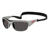 Prada Linea Rossa Homme Sunglass PS A01S - Couleur du Monture: Gris métallique mat, Couleur de Lentille: Gris foncé