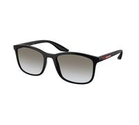 Prada Linea Rossa Homme Prada Linea Rossa PS A08S 1AB0A7 Lunettes de soleil Injecté Noir Gris Pillow Normale Ombré