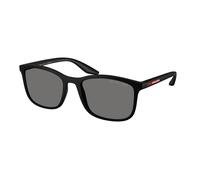 Prada Linea Rossa Homme Prada Linea Rossa PS A08S DG002G Lunettes de soleil Injecté Noir Gris Pillow Polarisé