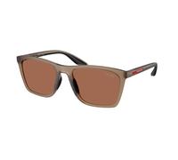 Prada Linea Rossa Homme Prada Linea Rossa PS B08S 29F50A Lunettes de soleil Injecté Marron Pillow Normale