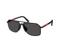 Prada Linea Rossa Homme Sunglass PS B51S - Couleur du Monture: Noir mat, Couleur de Lentille: Gris foncé