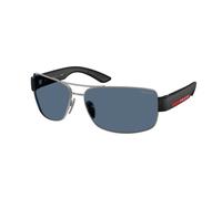 Prada Linea Rossa Homme Prada Linea Rossa PS B52S 5AV06A Lunettes de soleil Métal Gris Bleu Géométrique Normale
