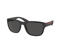 Prada Linea Rossa Homme PS 01US ACTIVE DG05S0 Lunettes de soleil Nylon Noir Gris Pillow Normale