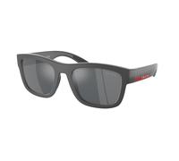 Prada Linea Rossa Homme PS 01ZS UFK5L0 Lunettes de soleil Nylon Gris Gris Pillow Miroir