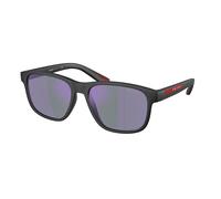Prada Linea Rossa Homme PS 06YS 1BO10J Lunettes de soleil Injecté Noir Bleu Pillow Normale