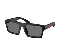 Prada Linea Rossa Homme PS A07S 1BO02G Lunettes de soleil Injecté Noir Gris Carré Polarisé