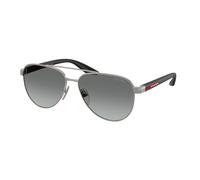 Prada Linea Rossa Homme PS A52S 5AV3M1 Lunettes de soleil Métal Gris Gris Pilote Normale Ombré
