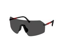 Prada Linea Rossa Homme PS B50S 1BO06F Lunettes de soleil Métal Noir Gris Géométrique Normale