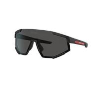 Prada Linea Rossa Homme Sunglass PS 04WS - Couleur du Monture: Caoutchouc Noir, Couleur de Lentille: Gris foncé
