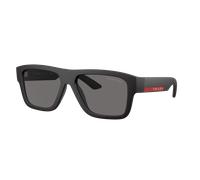 Prada Linea Rossa Homme Sunglass PS 04ZS - Couleur du Monture: Caoutchouté noir, Couleur de Lentille: Gris foncé Polar