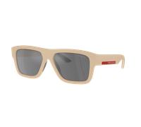 Prada Linea Rossa Homme Sunglass PS 04ZS - Couleur du Monture: Sand Rubbered, Couleur de Lentille: Noir effet miroir gris