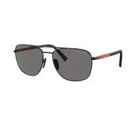 Prada Linea Rossa Homme Sunglass PS 54ZS - Couleur du Monture: Noir mat, Couleur de Lentille: Gris foncé Polarisé