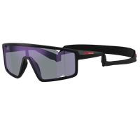 Prada Linea Rossa Homme Sunglass PS A03S - Couleur du Monture: Noir mat, Couleur de Lentille: Bleu foncé miroir violet