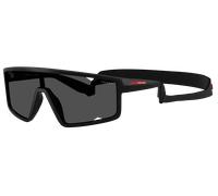 Prada Linea Rossa Homme Sunglass PS A03S - Couleur du Monture: Noir mat, Couleur de Lentille: Gris foncé