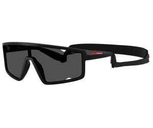 Prada Linea Rossa Homme Sunglass PS A03S - Couleur du Monture: Noir mat, Couleur de Lentille: Gris foncé